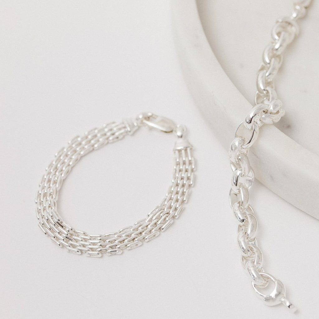 Block Chain Bracelet - Aspire Jewellery