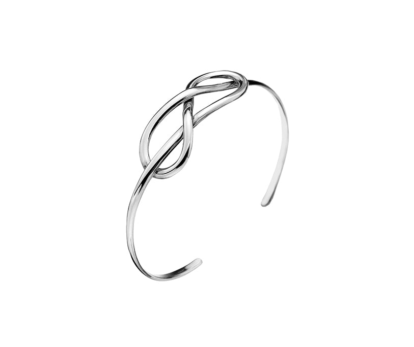 Figure of Eight Cuff Bangle - Aspire Jewellery