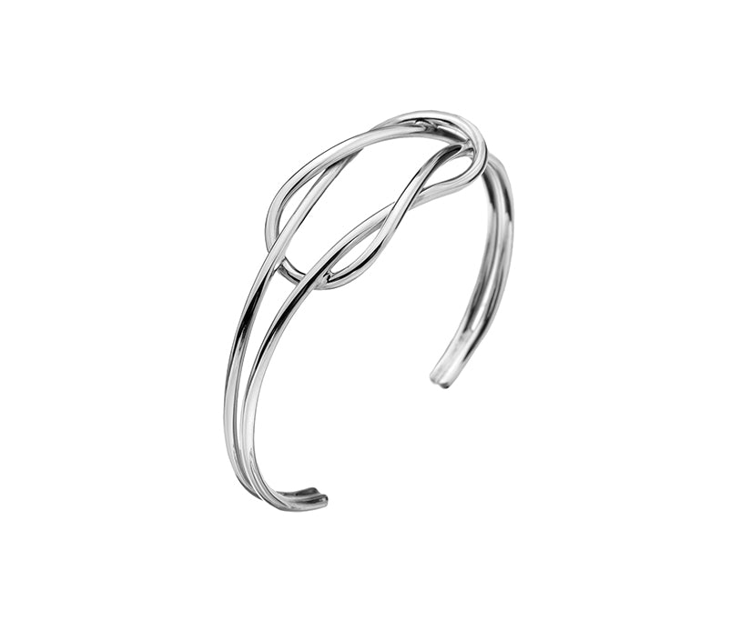 Double Knot Cuff Bangle - Aspire Jewellery