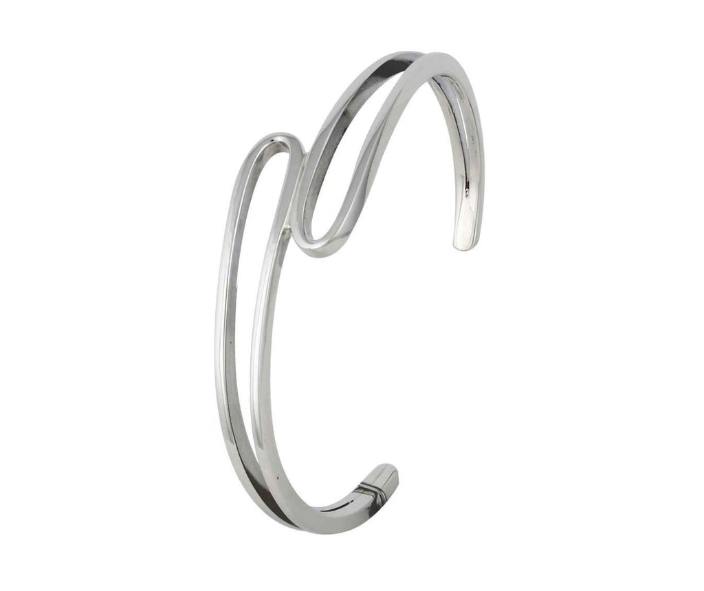 Two Hoop Torque Bangle - Aspire Jewellery