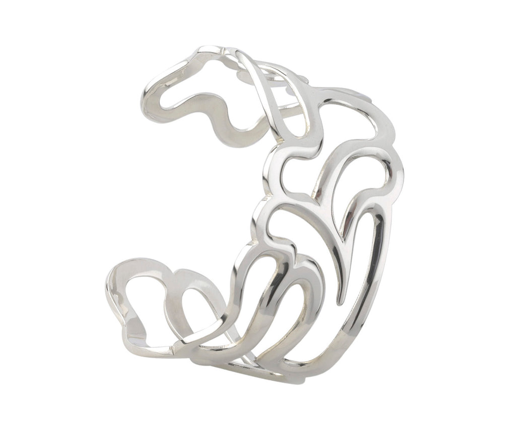 Flow Design Cuff Bangle - Aspire Jewellery