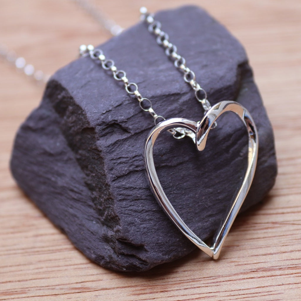 Twisted Heart Pendant - Aspire Jewellery