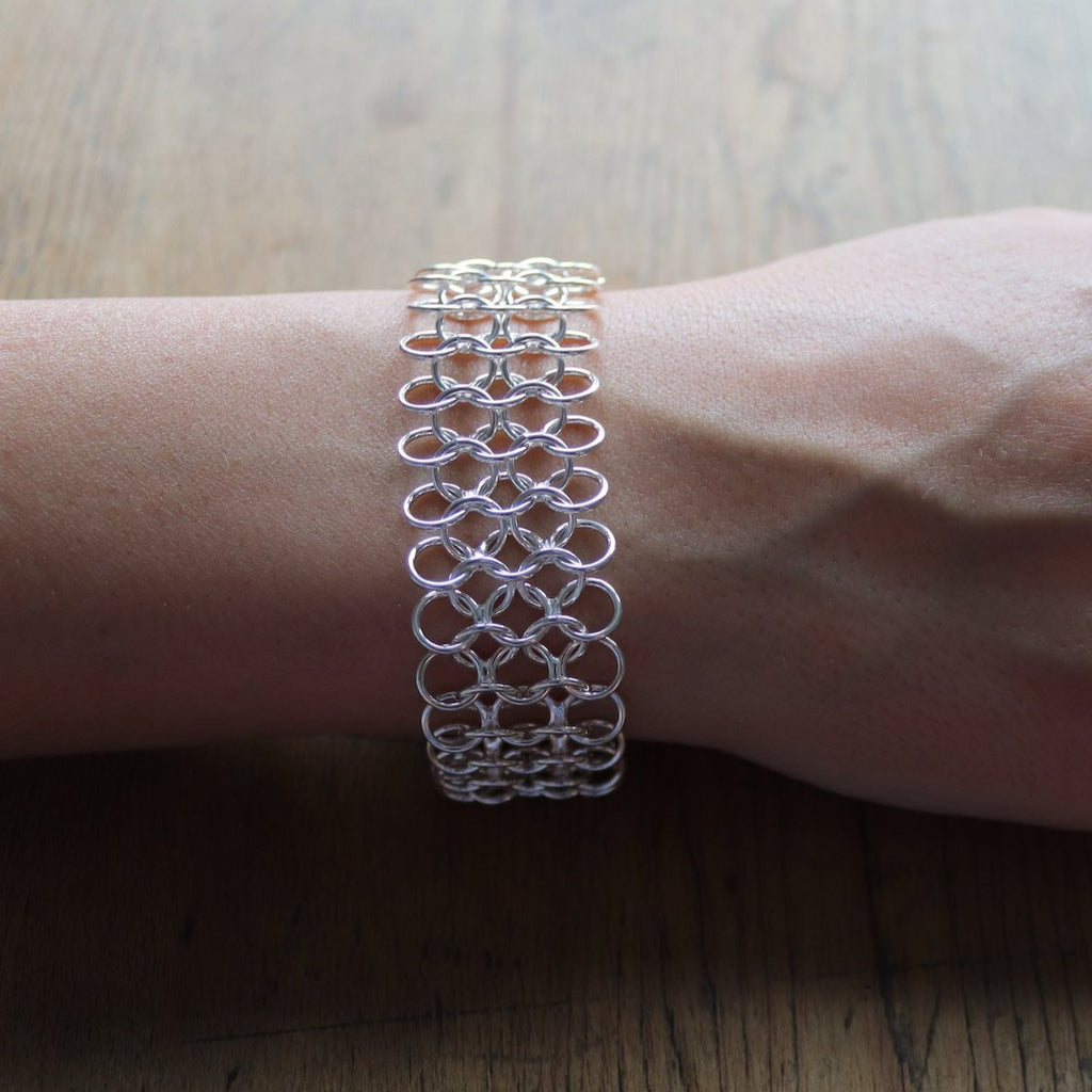 Chain Mail Design Bracelet - Aspire Jewellery