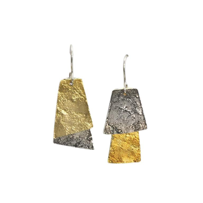 Trapezium Drop Earrings - Aspire Jewellery