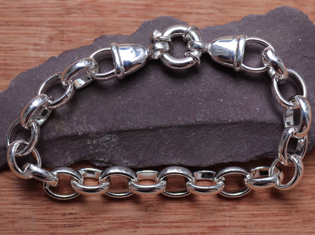 Oval Belcher Bracelet - Aspire Jewellery